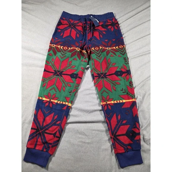 NWOT *READ* 2 pc Set Polo Ralph Lauren Fair Isle Brushed Fleece Pullover, Jogger